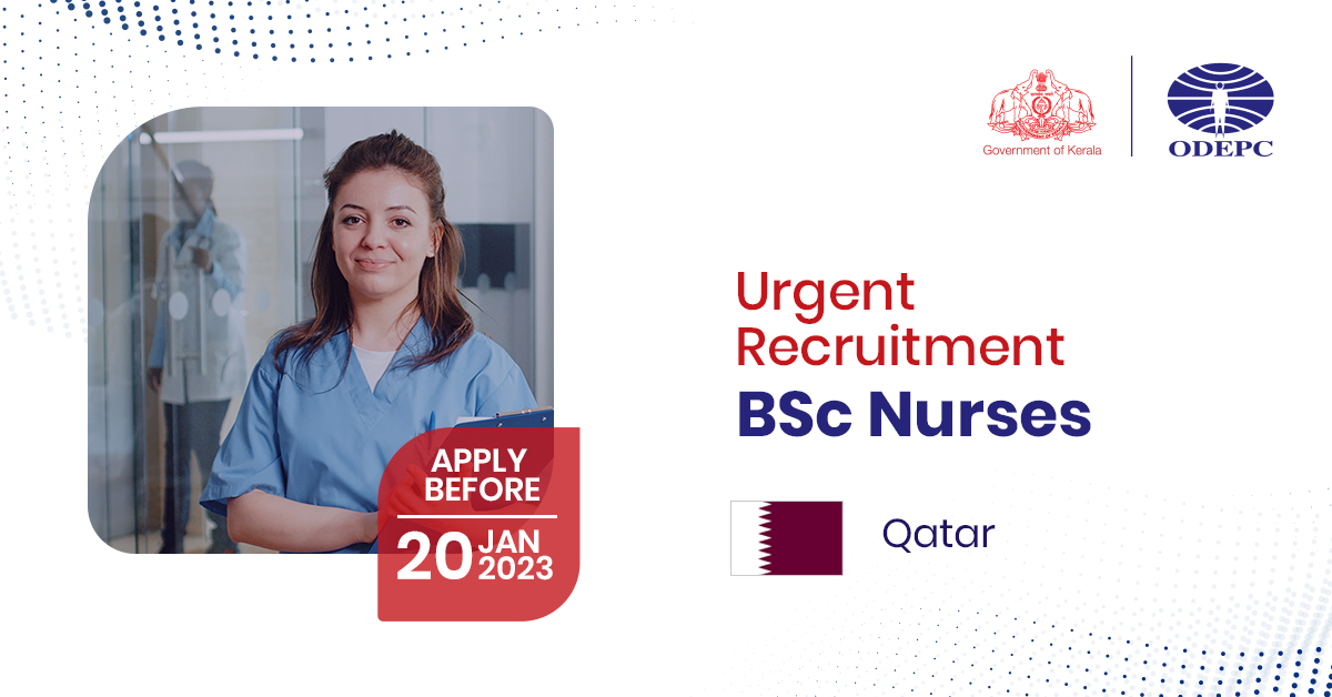 Recruitment of BSc Nurses to Qatar – ODEPC